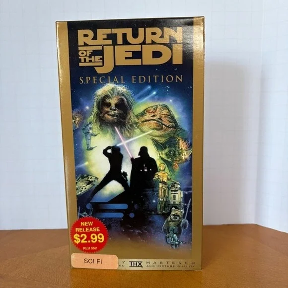 Star Wars Original Trilogy Special Edition VHS (1997) Gold Box Set THX PG Rental - Picture 3 of 16